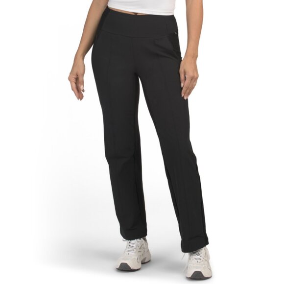 AVALANCHE Black Hybrid Flare Leg Pants - Picture 1 of 2